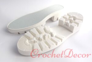 Talpi TR de Cauciuc pt Papuci Crosetati - CrochetDecor