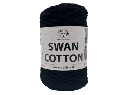 Fir tip snur Swan Cotton _ culoare negru