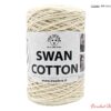 Swan Cotton Culoare Alb Unt 506 fir tip snur rotund pentru genti crosetate