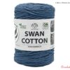 Swan Cotton Culoare Albastru Jeans 2519 fir tip snur rotund pentru genti crosetate