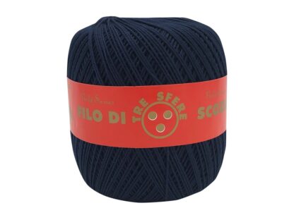 Scozia bumbac mercerizat si gazat culoare 324 Bleumarin