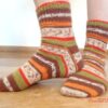 Sosete tricotate manual din fir Alize Comfort Socks 7709