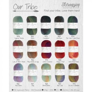 Fir de tricotat pentru sosete cu lana merino si poliamida_Our Tribe_Scheepjes