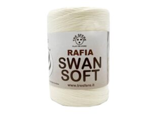 Fir din rafie naturale tip panglica_Rafia Swan Soft_Culoare Ecru 2