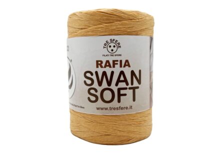 Fir din rafie naturale tip panglica_Rafia Swan Soft_Mustar 7