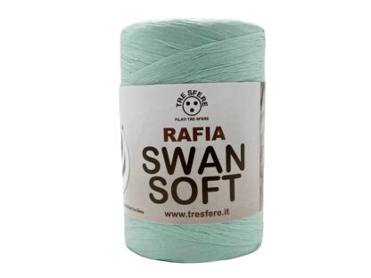 Fir din rafie naturale tip panglica_Rafia Swan Soft_Verde Menta Deschis 9