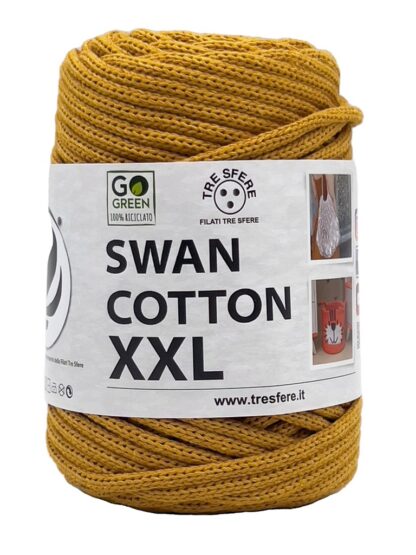 Fir de crosetat tip snur pentru genti si cosuri Swan Cotton XXL culoare Mustar 2531