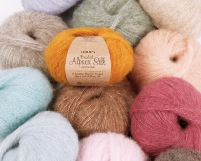 Fir de tricotat si crosetat DROPS Brushed Alpca Silk