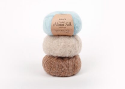 Fir de tricotat si crosetat DROPS Brushed Alpca Silk-15-4-6 (1)