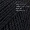 Drops Nepal Fir de tricotat si crosetat din lana si alpaca Culoare 8903 Negru