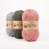 Fir de tricotat si crosetat din lana si alpaca drops nepal - 8912-8906-7139