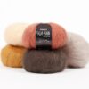 Fir de tricotat si crosetat din mohair si matase Drops Kid Silk-1