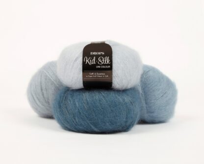 Fir de tricotat si crosetat din mohair si matase Drops Kid Silk-4