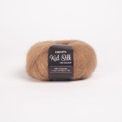 Fir de tricotat si crosetat din mohair si matase Drops Kid Silk