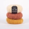 Fir de tricotat si crosetat din mohair si matase Drops Kid Silk culori_30-33-29