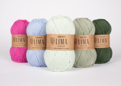 Fir de tricotat si crosetat lana cu alpaca DROPS LIMA _9028-9027-9031-9029-9030
