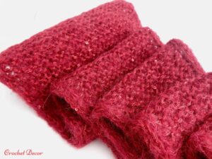 Sophie Scarf tricotata manual cu Drops Brushed Alpaca Silk si un fir cu paiete_Crochet Decor_5