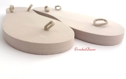 Talpa Flip Flop pt Slapi si Sandale Crosetate - CrochetDecor