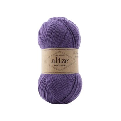 Alize fir de tricotat si crosetat WOOLTIME_75% lana superwash, 25% poliamida_culoare_235_Passion Flower