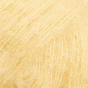 Fir de tricotat si crosetat DROPS Brushed Alpaca Silk culoare Galben 30-2