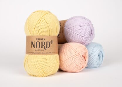 Fir de tricotat si crosetat Drops Nord (alpaca, lana, poliamida) culori_26-25-27-28