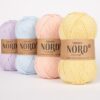 Fir de tricotat si crosetat Drops Nord (alpaca, lana, poliamida) culori_26-25-27-28_2