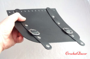 Clapeta Piele pt Genti Crosetate - CrochetDecor