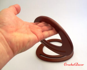 Maner Lemn Oval pt Genti Crosetate