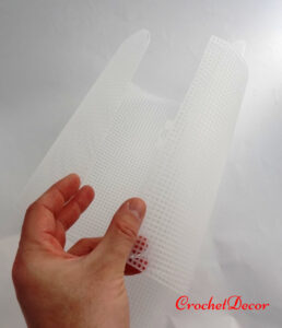 Plasa Intaritura Genti Crosetate Manual - Sablon Decupat