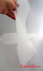 Plasa Intaritura pt Posete Crosetate Sablon Decupat
