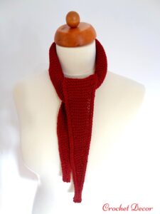 Sophie Scarf tricotata cu fir Drops Muskat_Crochet Decor