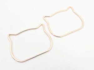 Manere PISICA pentru genti crosetate_Culoare AUriu