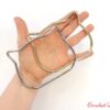 Manere din INOX PISICA pentru genti crosetate manual_Crochet Decor