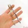 Manere din INOX PISICA pentru genti crosetate manual_Crochet Decor_2