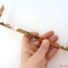 Colturi continue pentru clapeta gentilor crosetate_sistem de prindere cu suruburi_culoare Auriu