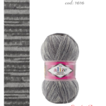 7676 - Print gri inchis, gri deschis