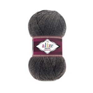 Fir de tricotat sosete Alize Comfort Socks - culoare 182 Gri Inchis melanj