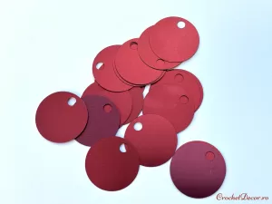 Paiete_MARI_diametru 3 cm_Culoare Bordo Large