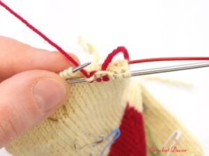 Sosete tricotate manual_varf in culoare de contrast_Crochet Decor_7