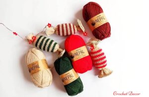 Decoratiuni de Craciun_Caramele tricotate_Drops Nepal_Tipar PetiteKnit_2