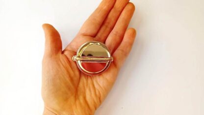 1_Inchizatoare metalica NISA pentru posete handmade_Auriu