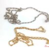 AJAX_Lant metalic Subtire echipat cu carabiniere, latime za 0.3 cm, lungime 120 cm_2