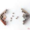 Colturi metalice_3 cm_Argintiu fixare cu suruburi