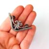 Colturi metalice_3 cm_Argintiu fixare cu suruburi_4