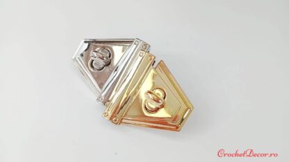 Inchizatoare metalica Avignon pentru genti crosetate_Culoare Argintiu_6