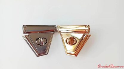 Inchizatoare metalica Avignon pentru genti crosetate_Culoare Argintiu_8