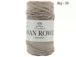 Fir infasurat de crosetat genti_Swan ROWEN_Culoare BEJ 20