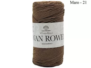 Fir infasurat de crosetat genti_Swan ROWEN_Culoare MARO 21