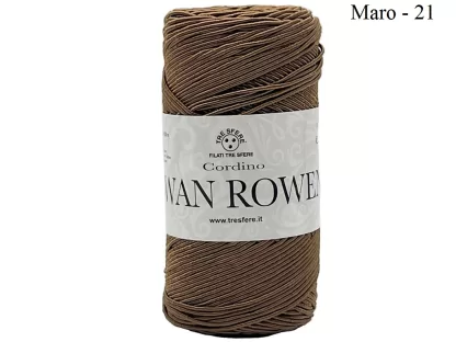 Fir infasurat de crosetat genti_Swan ROWEN_Culoare MARO 21