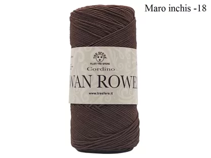 Fir infasurat de crosetat genti_Swan ROWEN_Culoare Maro Inchis 18